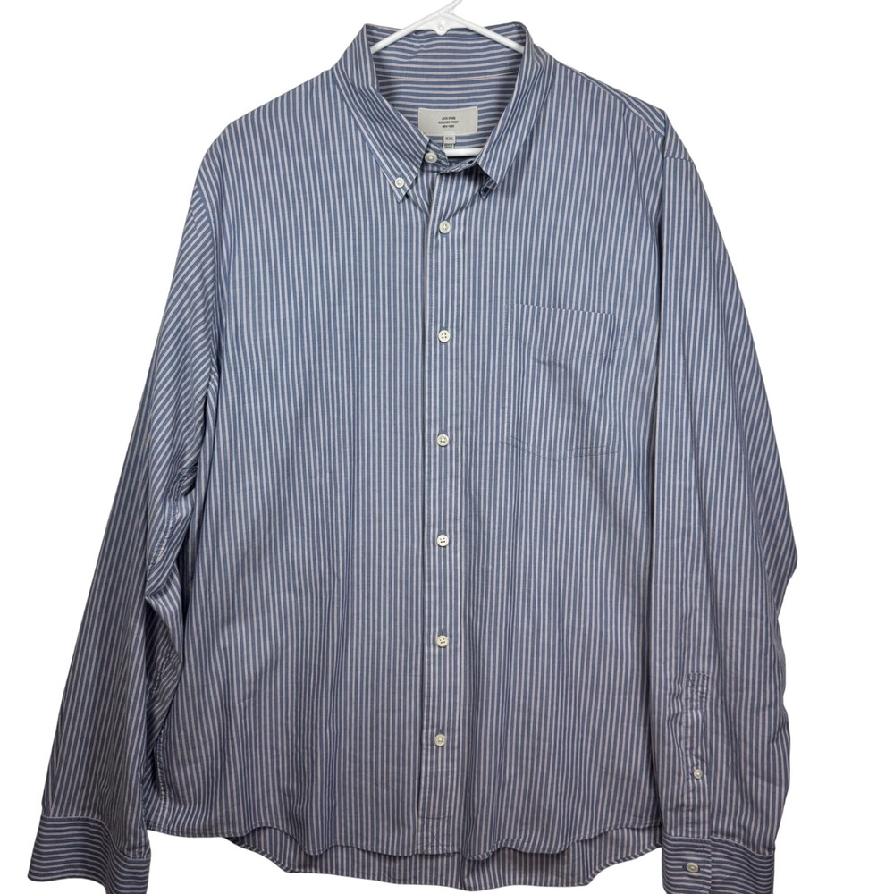 JACK SPADE Mens Blue Stripe‎ Button Down Shirt XXL Bleecker Street New York - Picture 2 of 11